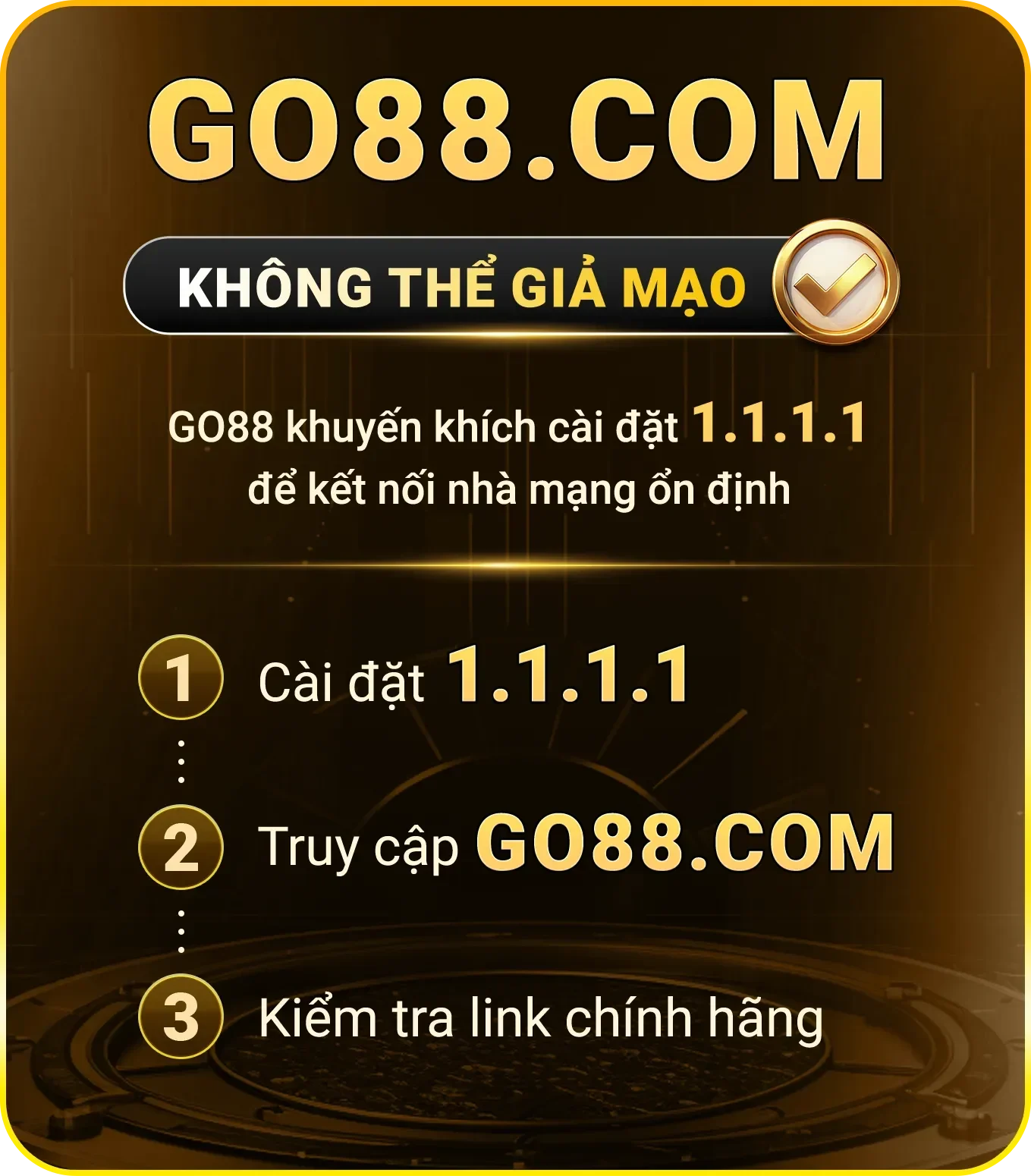 Banner chống giả mạo go88