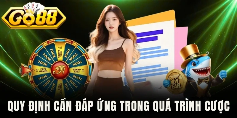 Quy định cần đáp ứng trong quá trình cược