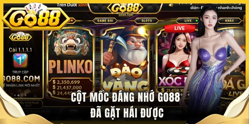 Cột mốc đáng nhớ Go88 đã gặt hái được