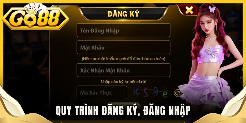 Quy trình đăng ký, đăng nhập