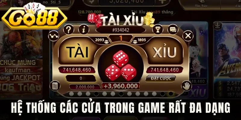 Hệ thống các cửa trong game rất đa dạng